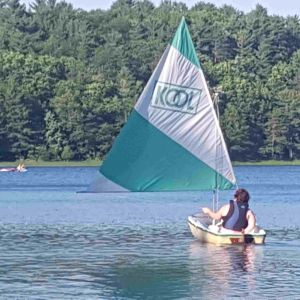 Sunset Lake of Portage County - Sailboat