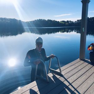 Open water swimming